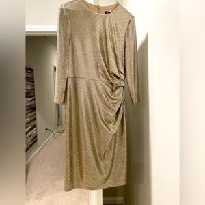 Vince Camuto gold dress size 8z. Worn 1 time for bday - It’s gorgeous!!!